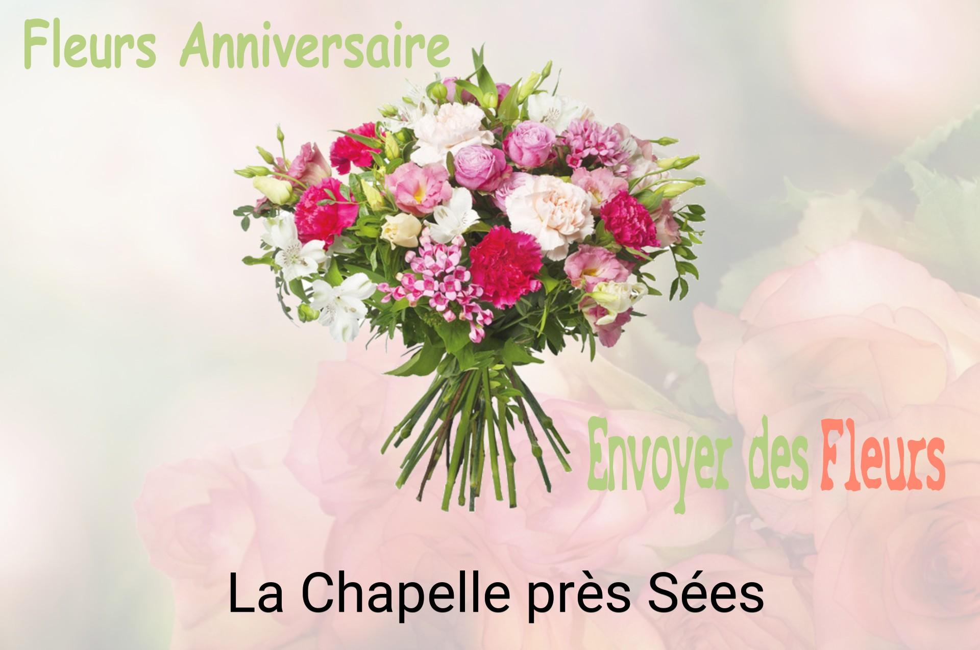 Bouquet de fleurs d’anniversaire livré à La Chapelle-près-Sées