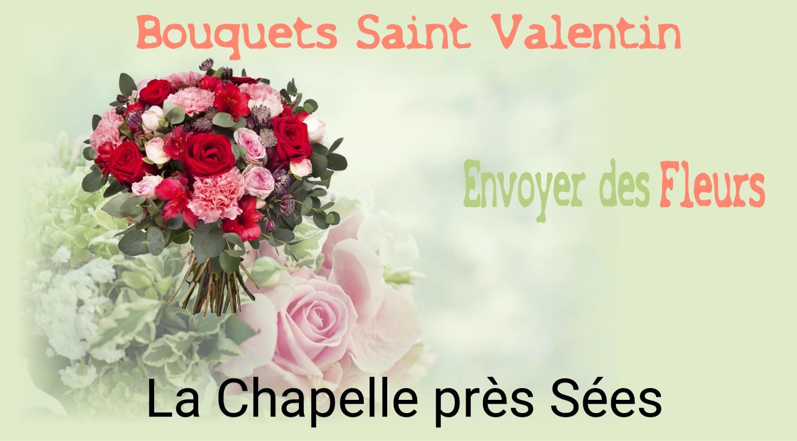 Roses de Saint-Valentin livrées à La Chapelle-près-Sées